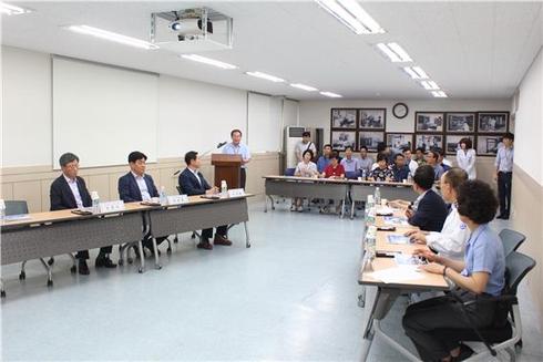 경기도 행정1부지사, 경기도의료원 안성병원 신축이전(BTL) 공사현장 방문