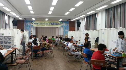 옥서면, 한방 의료 봉사로 나눔의 사랑을 펼치다