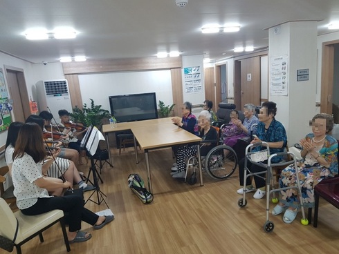 진건·퇴계원희망케어센터 희망클래식하모니, 찾아가는 클래식 연주회