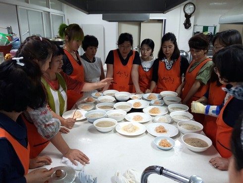 산청농기센터 한식조리사 자격증반 열기 ‘후끈’