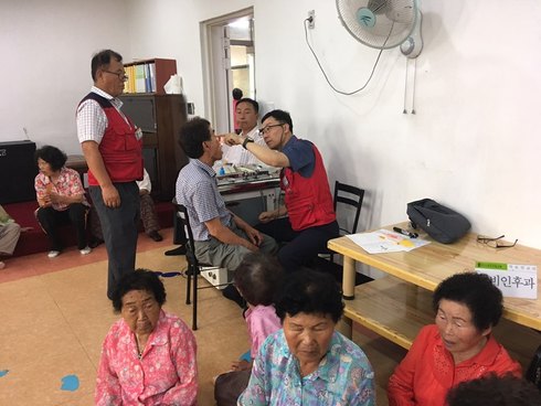 전주 삼일교회, 고창군 아산면에서 사랑실천 의료 봉사