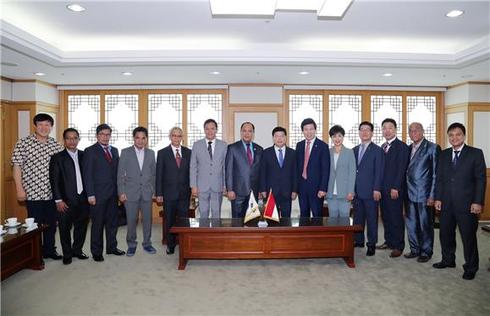 권선택 시장, 인도네시아 경제사절단 접견