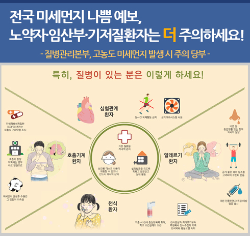 노약자·임산부·기저질환자는 더 주의하세요！！