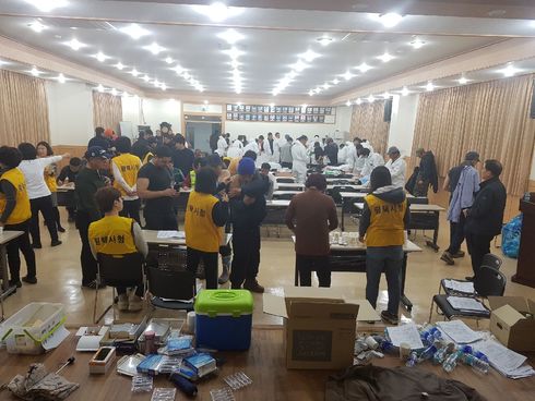 오성농가 AI 발생, 안중보건지소 AI인체감염대책반 신속대응！