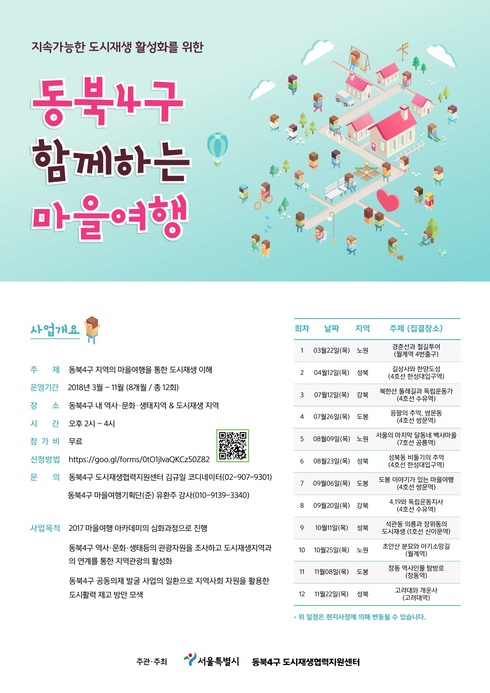 지속가능한 도시재생 논의.. 서울시, “동북4구 시민아카데미” 개최