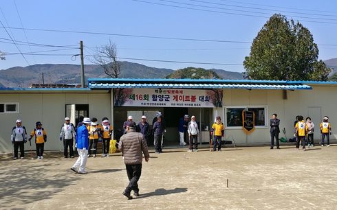 백운산 벚꽃축제 군민게이트볼 대회
