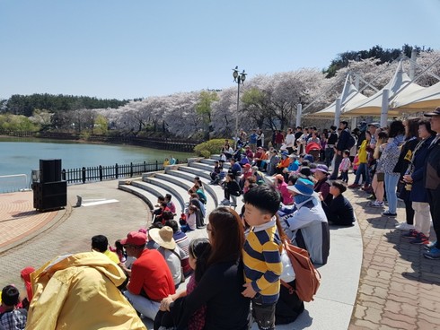 “벚꽃이 흩날리는 은빛 물결, 두레누리 페스티벌에 초대합니다”
