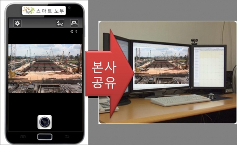 스마트폰 하나로 건설현장 공정관리 가능