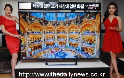 LG전자, 세계 최대 84형 UD 시네마3D 스마트TV 국내 출시
