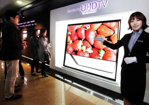 삼성 85형 UHD TV, 코엑스 쇼핑몰에 체험존 마련