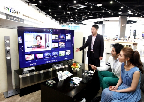 삼성전자, 대형TV 판매 작년보다 2배 증가