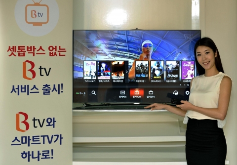 SK브로드밴드, ‘B tv가 내장된 스마트TV 서비스’ 출시
