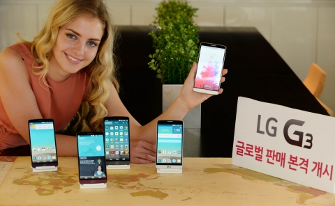 LG전자, 최대 전략 스마트폰 ‘LG G3’ 글로벌 판매 본격 개시