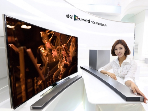 삼성전자, ‘커브드 사운드바’ 국내 출시