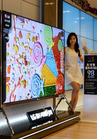 LG전자, ‘98형 울트라HD TV’ 국내시장 출시