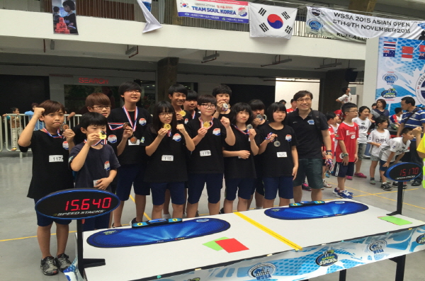 한국 스포츠스태킹, WSSA 말레이시아 아시안챔피언십 “단체전&개인전 종합우승”