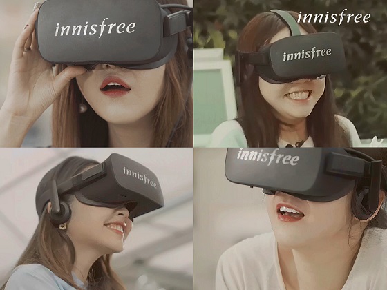 국내 화장품 업계 최초 VR(가상현실)존 이니스프리 오픈