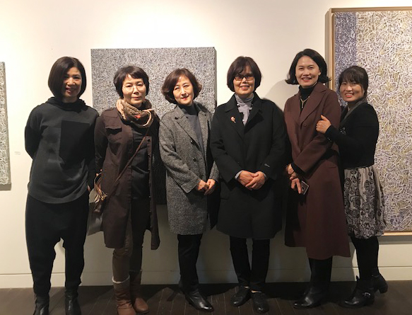 (사)한국신미술협회, 질감과 비구상이 돋보이는 현대미술 6인전 열려