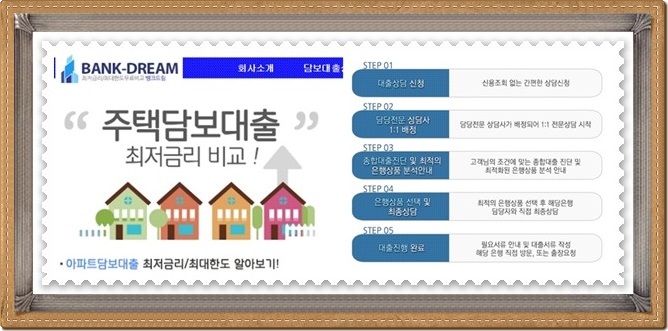 아파트주택담보대출갈아타기 은행별 금리비교 확인