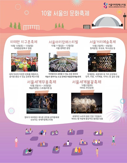 10월의 서울, 다양한 즐길거리 가득한 다채로운 문화 축제 열린다
