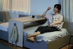 휴식, 운동, 놀이까지 하나로 다 되는 만능침대에서 보내는 하루