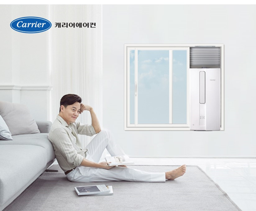 창문만 있으면 나도 설치한다! ... ‘캐리어 창문형 에어컨’ 출시