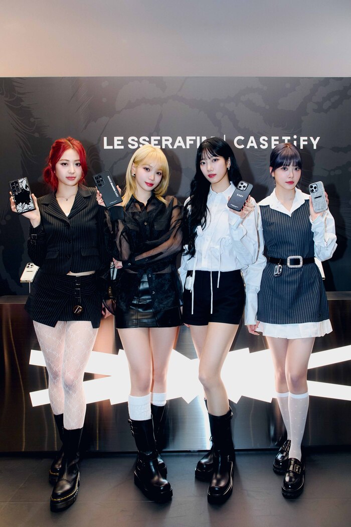 케이스티파이, 르세라핌 첫 번째 테크 악세서리 컬렉션 출시 기념