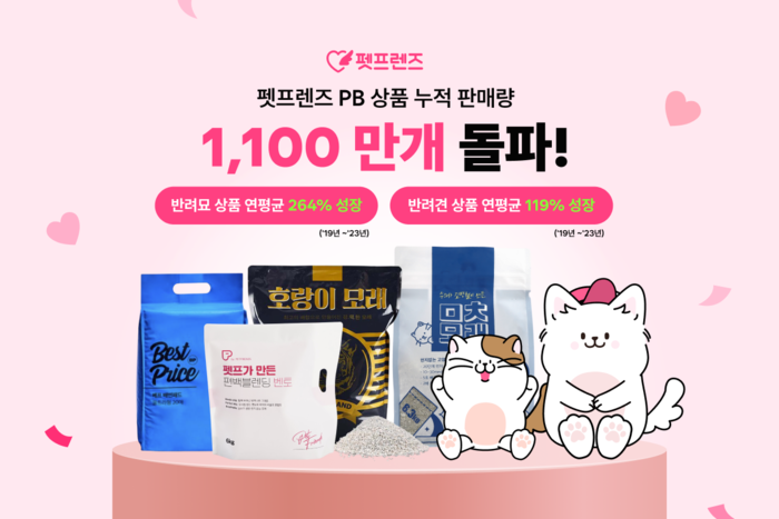 펫프렌즈 PB상품, MZ펫팸 사로잡아