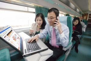 시속 300km에서도 무선인터넷이 터진다