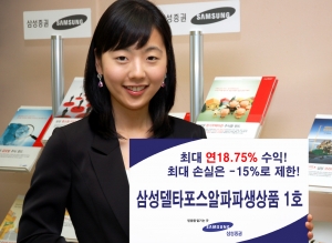 삼성증권, 삼성델타포스알파파생상품펀드 출시