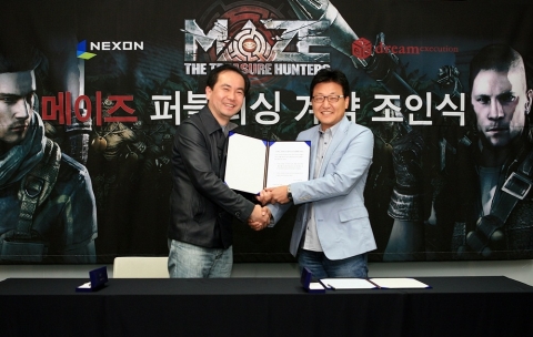 넥슨, 드림익스큐션과 ‘메이즈’ 퍼블리싱 계약