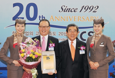아시아나, 2011 한국산업의 고객만족도(KCSI) 항공서비스부문 1위