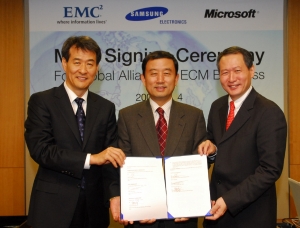 삼성 프린터, MS·EMC社와 글로벌 협력