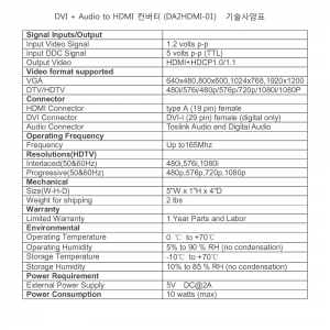 HD코리아, DVI to HDMI컨버터 국내 최초 출시